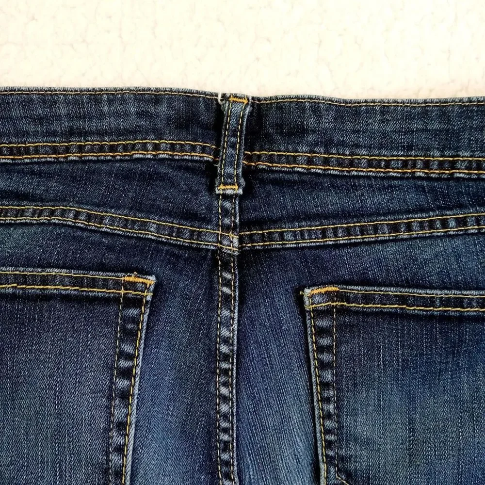 Style Up Jeans Women's 28 inch Waist Blue Denim‎ Casual Straight